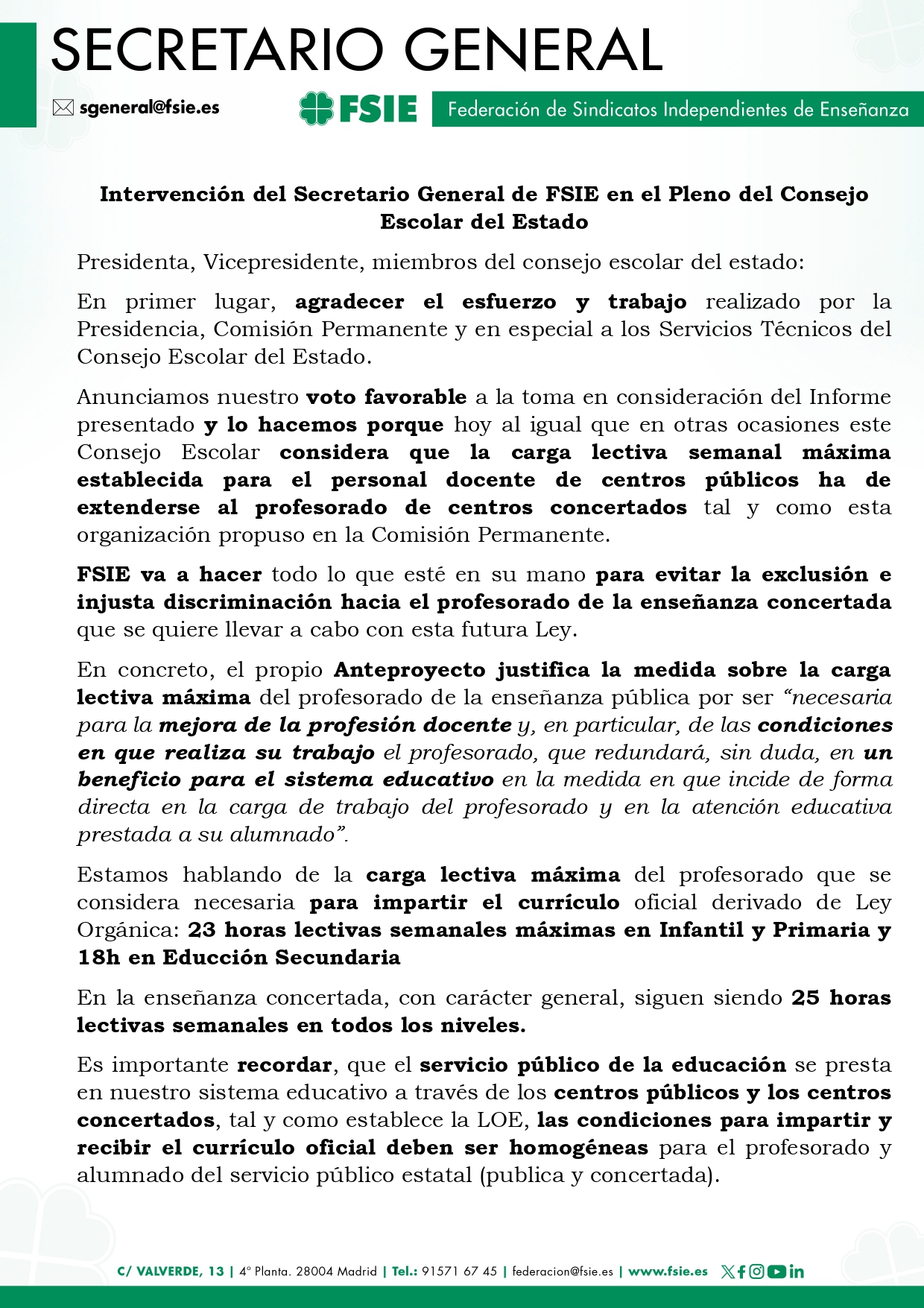Pleno consejo Escolar intervencion FSIE page 0001