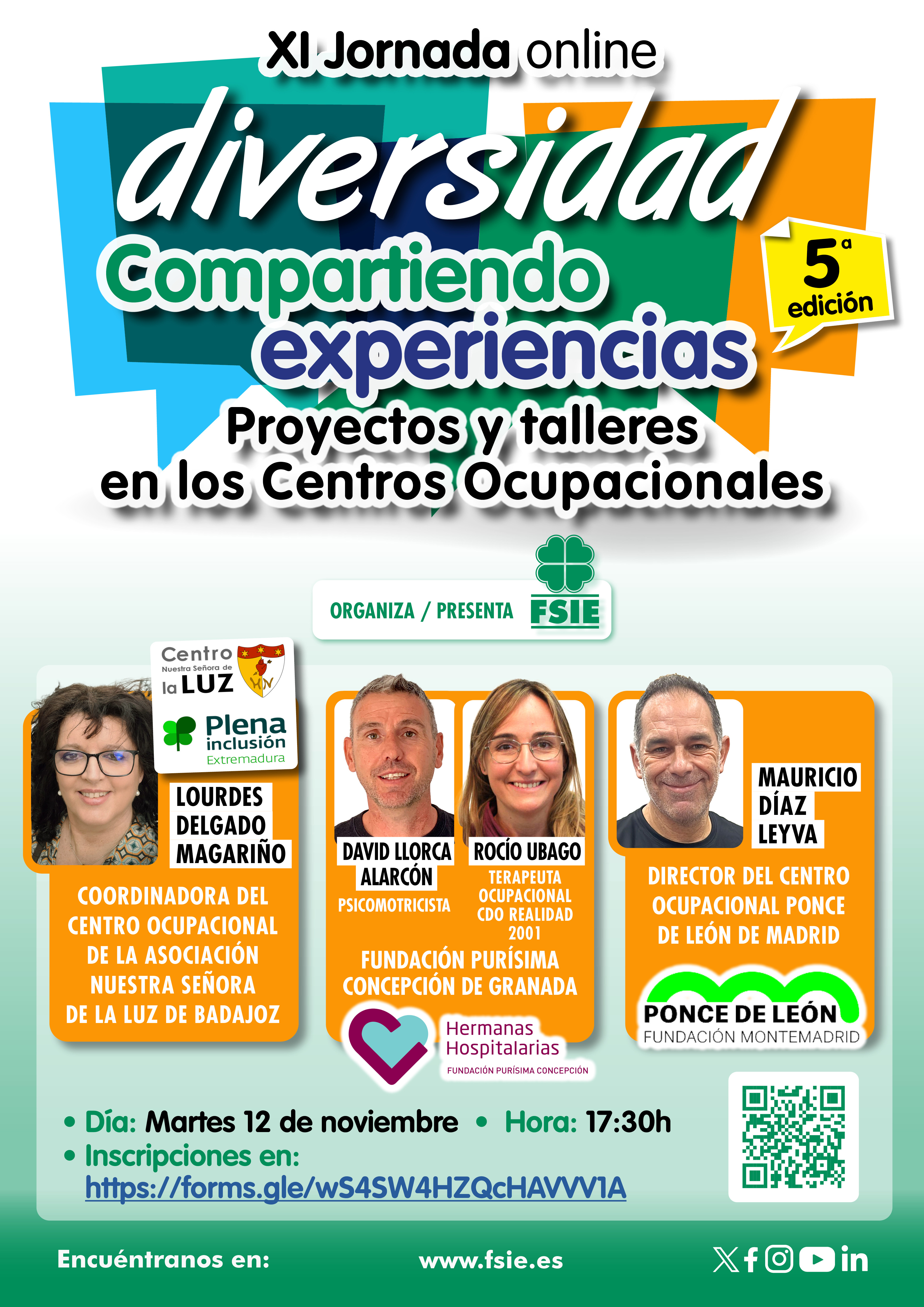 Cartel 5 Edicion XI Jornada Diversidad